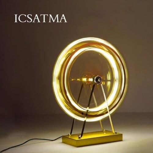 Rotatable Ferris Wheel Lamps 3D Desk Lamp Night light Creative Home Decoration For Living Room Bedroom Nightstand Decoration