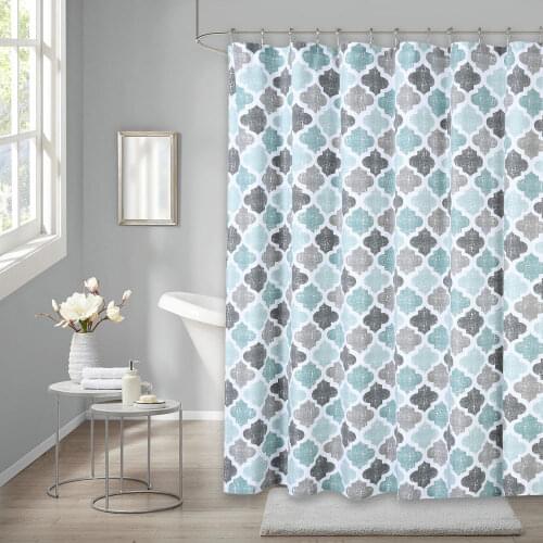 Shower Curtain 1PC 180X180CM Geometry Pattern Hotel Waterproof Hanging Cloth Printing Curtains for Bathroom 3JL922 Jarlhome