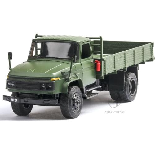 1:36 All Metal Chinese Jiefang Truck Model Toys Classic Nostalgic High Simulation Military Vehicles Model Adult Gifts Collection