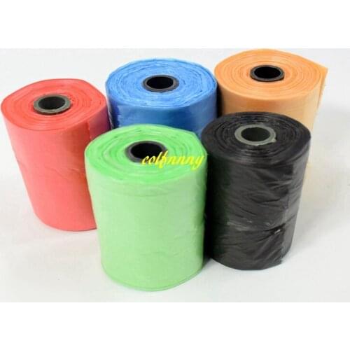 1000sets/lot =20000pcs Pure color 20pcs/set Pet Dog Waste Poop Bag Doggy Bag Shit picking bags random colors