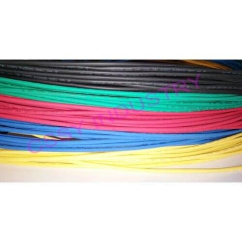 2017 freeshipping 5Meter/lot 7 Color Polyolefin 2:1 Heat Shrink Tubing Tube Sleeving Tube Assortment Sleeving