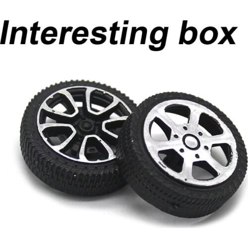 30 * 9 * 1.9mm plastic small wheels Maker DIY model toy car tire wheel handmade material