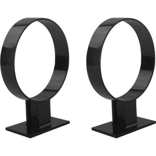 5.5 Cm * 8.5 Cm * 17 Cm Acrylic Headband Holder Hair Band Headgear Display Stand Black