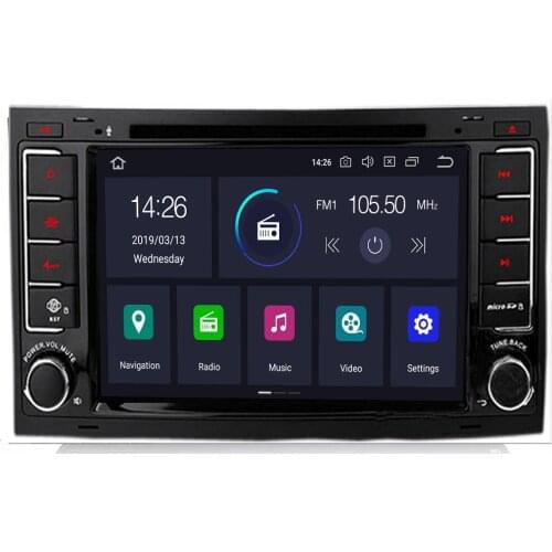 7"HD IPS Android 10 Car GPS navigation for Volkswagen Touareg T5 Transporter Multivan wifi 3g bluetooth Radio stereo multimedia