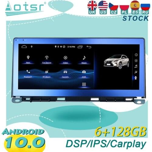 For Lexus NX 2015-2017 Android10 Tesla Car Radio Wireless Carplay GPS Navigation DSP Multimedia Player