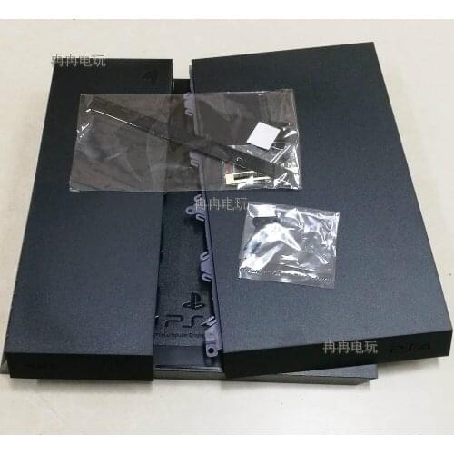 Full Housing Case For PS4 slim 2000 Console Black Color For PS4 1200 Console Housing Case House Shell Have Logo PS4 slim2000