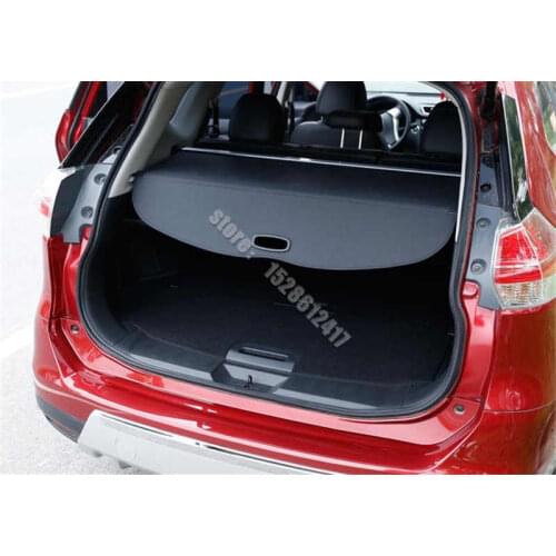 FOR Nissan X-Trail T32 2014-2021 Rear Parcel Shelf Car styling Trunk Cover Material Curtain Rear Curtain Retractable Spa
