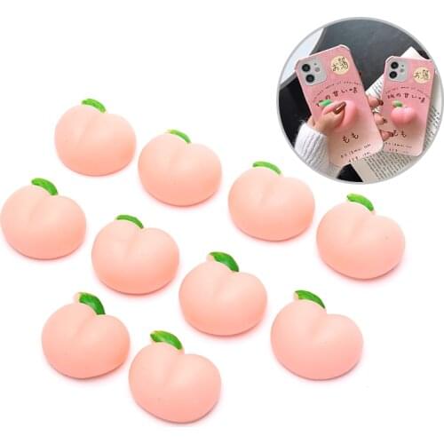 Colossal Soft Squishy Peaches Cream Scented Super Slow Rising Stress Relief Squeeze Toys Party Xmas Gift For Kids 3.5*3.5cm