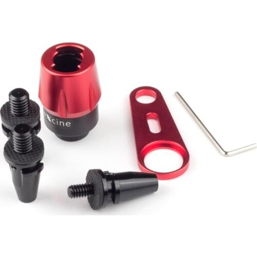 3in1 QRT Taper Pin Lock Mic Boom Pole Quick Release Rapid System fr Field PSC Microphone Sound Music Record Blimp Windshield