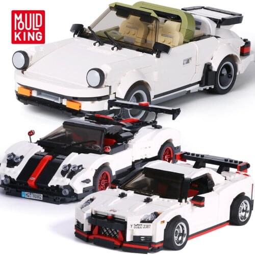 Creative MOC High-Tech Paganied Zondaly Cinquely Speed Racing Cabrioleted Car Model Building Blocks Kids Toy Boys Birthday Gift