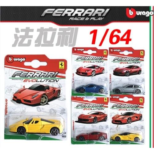 MAISTO 1:64 Ferrari 488GTB Laferrari ENZO GTC4LUSSO F40 COMPETIZIONE superfast sport car Collect metal die-casting car models