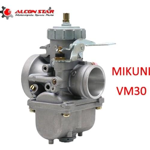 Alconstar- 34mm VM30 Round Slide Motorcycle Carburetor Carb MIKUNI VM Series 2/4 Stroke Engine ATV UTV Motocross Enduro Racing