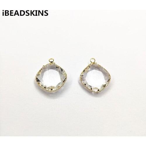 New arrival! 24x20mm Copper with Crystal Oval charm/Connectors for Necklace,Earrings parts, Accessories,hand Made Jewelry DIY