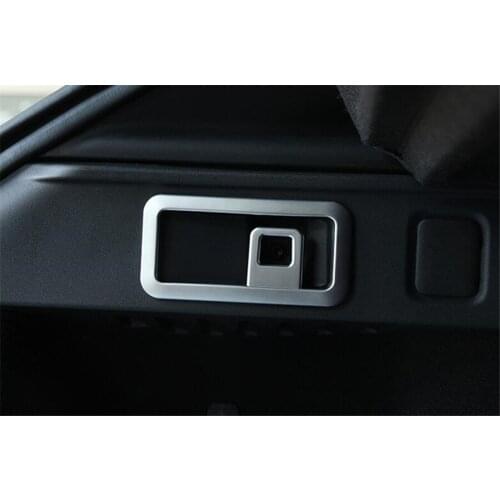 Fit For Jaguar F-PACE F Pace 2016 Car Rear Tail Trunk Hook Holder Cover Frame Trim Styling Sticker 2Pcs/set