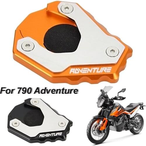 Motorcycle For 790Adventure R 790 Adventure Kickstand Side Stand Pad Foot Sidestand Enlarge Extension Plate Support Pad