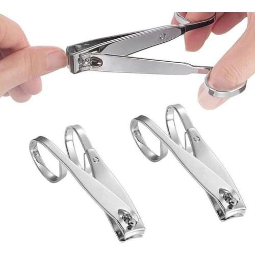 Portable Professional Carbon Steel Nail Clipper Scissor Cutter Manicure Trimmer