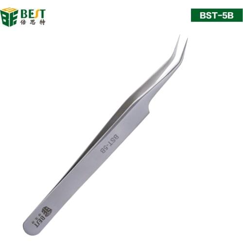 1 PC new stainless steel industrial matte tweezers watchmaker repair tools excellent quality