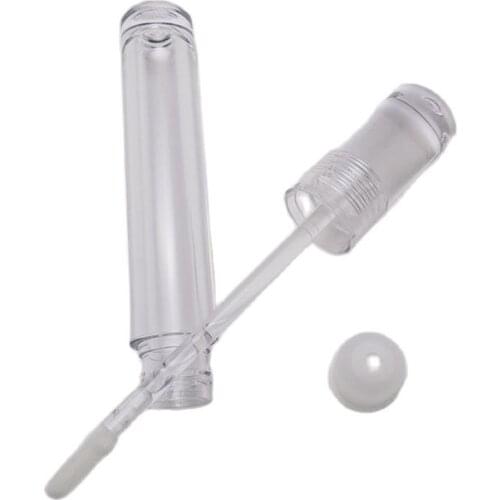 Transparent Clear Lip Gloss Tube Containers 5.5 ML Lipstic Empty 10/25/50/100 Pieces Lip Gloss Tube Container