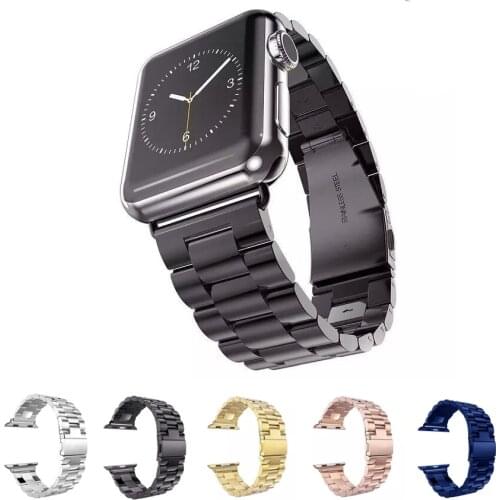 URVOI band for apple watch series 6 SE 5 4 3 2 1 strap for iWatch stainless steel link bracelet colorful design with adapter
