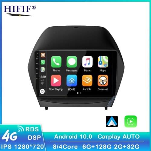 9" Super Slim Touch Screen Android 10 radio GPS Navigation for HYUNDAI Tucson IX35 2009-2014 Stereo Multimedia with Bluetooth