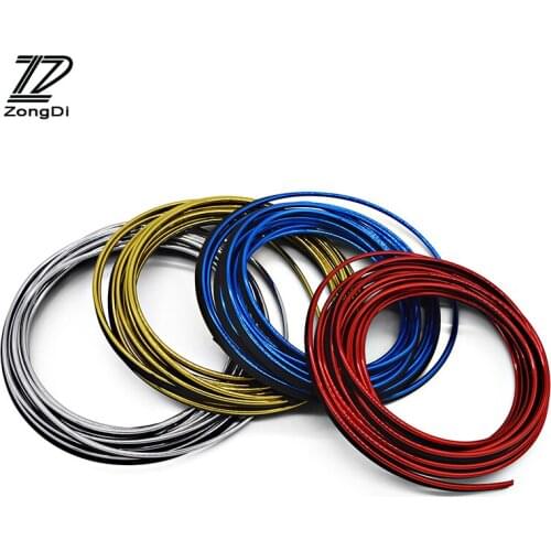 ZD 5M Interior Sticker Decoration Strip Car Styling For Toyota C-Hr Corolla Seat Leon Ford Focus 2 Fiesta Ranger Mazda 3 6 CX-5