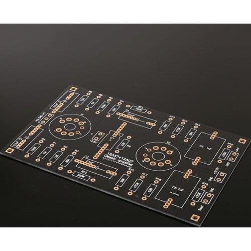 12AX7/12AU7 Tube Buffer Audio Preamplifier Preamp Amplifier AMP Bare PCB Board EL54