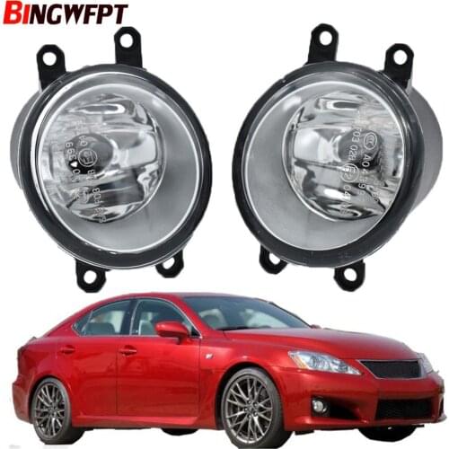 2PCS Car Accessories Halogen lamp LED Fog Light Daytime Running Lamp DRL White Yellow 12V For Lexus IS-F ISF 2008-2013