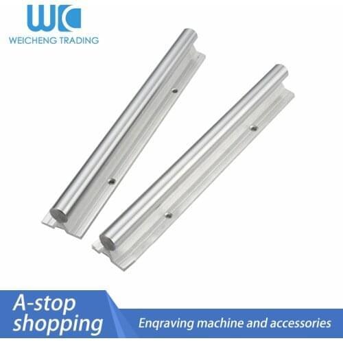 2pcs Linear Guide Rail SBR10 SBR12/16/20/25/30/35 1200-2500mm Fully Supported Linear Rail Shaft Rod For CNC Parts D10/12/16/20mm