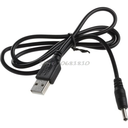 3.5mm USB A Type Male to DC Power Plug Barrel Connector Charger Charging Cable D14