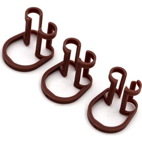 60pcs/set Cotton Roll Holder Disposable Brown/Grey Clip For Dental/Dentist Clinic Holder Set Accessories Free shipping