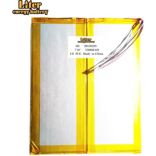 7.4v 5500mah 2874180-2S 28150185 Ezbook X4 Smart E17 MT133 Smartbook 133S Tablet Accumulator with 7-wire Plug