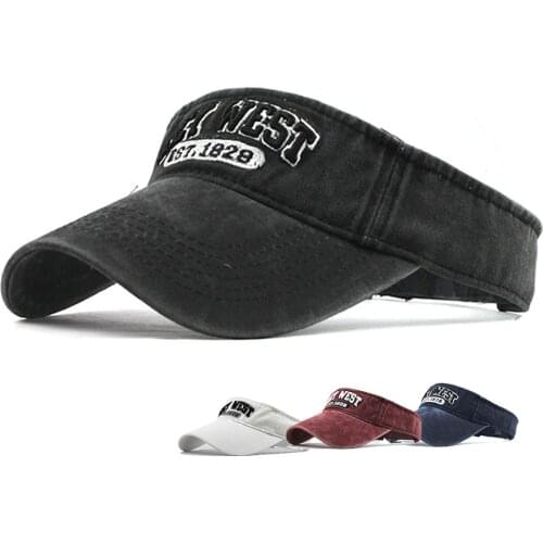 Letter Print Sun Hat For Women Canvas Visor Baseball Caps For Men Outdoor Embroidery Cap Adjustable Golf Hats кепка женская