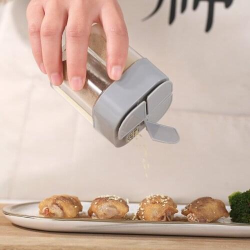 Household Salt and Pepper Spice Jar Not Contain BPA Seasoning Container 4In1 Spices Storage Box Kitchen Spice Jar Kitchen Gadget