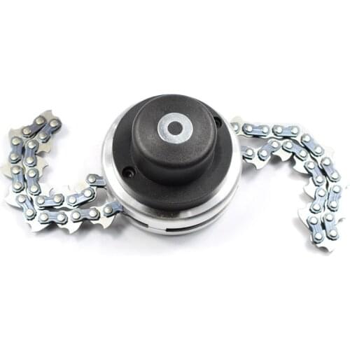 Grass Trimmer Head Chain Brush Cutter Blade Lown Mower Spare Parts1 Pair Coil Chain Garden Grass Cutter