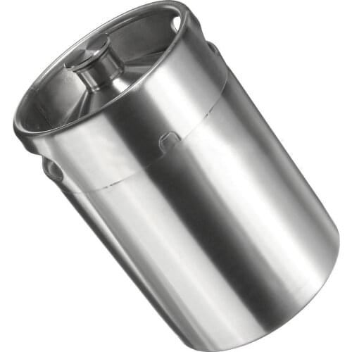 HIHG QUALITY 5L Stainless Steel Homebrew Mini Keg 170oz Beer Growler Mini Beer Barrel Holds Beer Tools