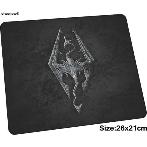 Skyrim pad mouse computador gamer mause pad 260x210x3mm padmouse locked edge mousepad ergonomic gadget High-end office desk mats