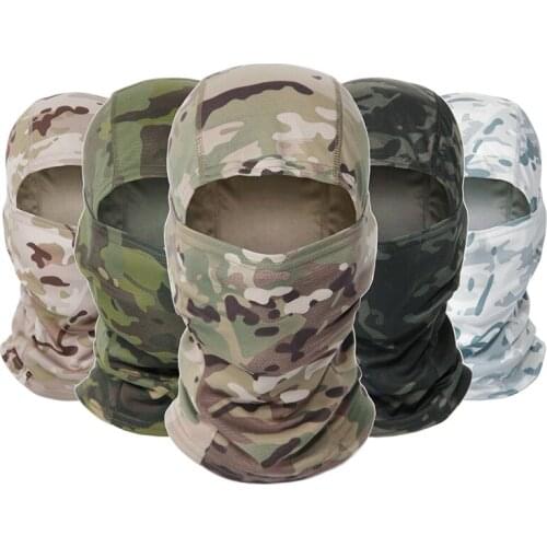 Multicam CP Camouflage Balaclava Full Face Scarf Wargame Cycling Hunting Army Bike Military Helmet Liner Tactical Airsoft Cap
