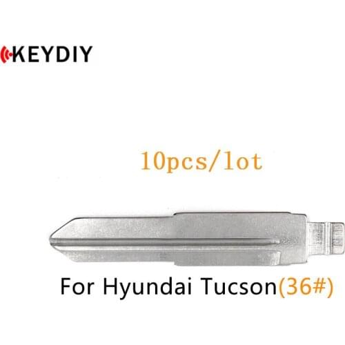 KEYDIY Metal Blank Uncut Flip KD/VVDI/JMD Remote SZ11MH Key Blade Type #36 for Huyndai Tucson,10pcs/lot