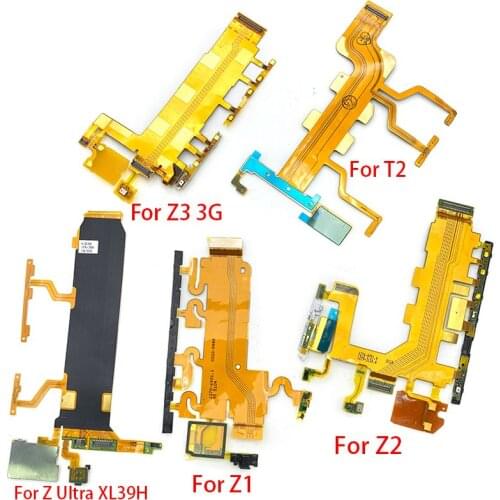 Power Switch On/Off Button Volume Key Button Flex Cable For Xperia M4 Aqua T2 T3 Z Ultra Z1 Z2 Z3 Compact Z5 Premium