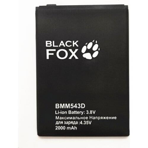 + Tracking Code ! New High Quality 2000mAh Replacement BMM543D Battery for BlackFox BMM543D AKKU