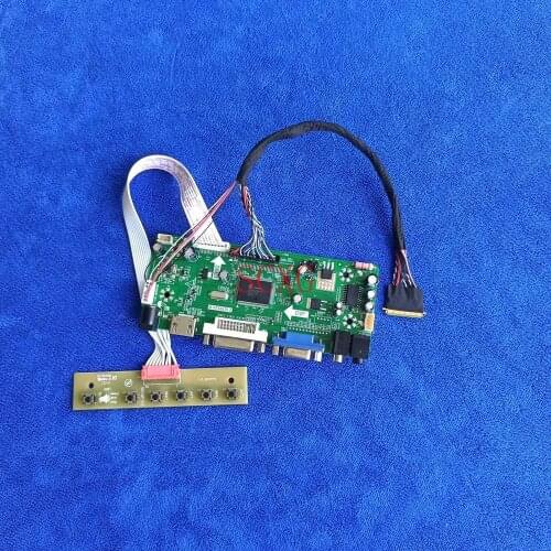Kit 60Hz LCD matrix drive board For LTN156AT02-A02/A04/A11/B01/C01/C07/C10 VGA DVI HDMI-compatible 1366*768 40-Pin LVDS MNT68676