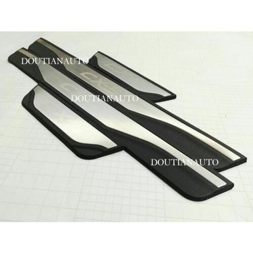 New stainless steel door sill Scuff Plate Welcome Pedal For MG Zs 2018 Car Styling Accessories 4pcs