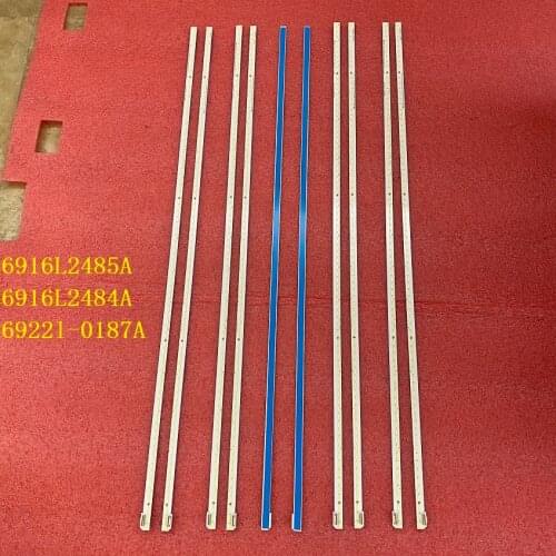 5set=10pcs LED backlight strip FOR LG 60UH770V 60UH7700 6916L-2485A 6916L-2484A 60 V16 ART3 2485 2484 R L type 6922L-0187A