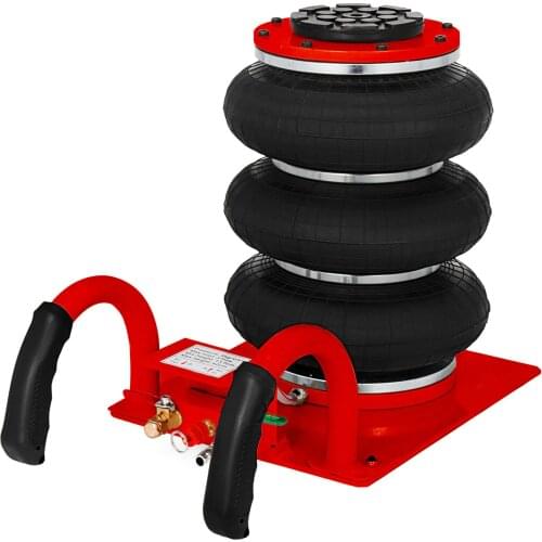 Frantools Pneumatic Jack 3T Leverage Jack Pneumatic 3 Ring Swivel Car Air Lift Pneumatic Jack