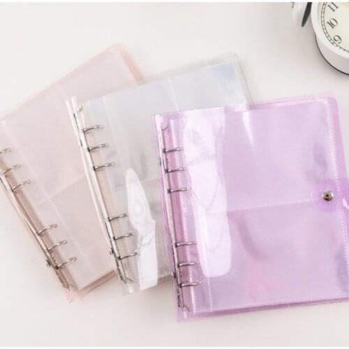 Transparent Large Capacity 6-hole Loose Leaf Insert Photo Album 3/4/5 Inch Photo Album for 3/4/5 Inch Photo Albums