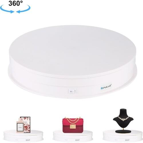 PULUZ 30cm USB Electric Rotating Turntable Display Stand Video Shooting Props Turntable for Photography, Load 10-20kg