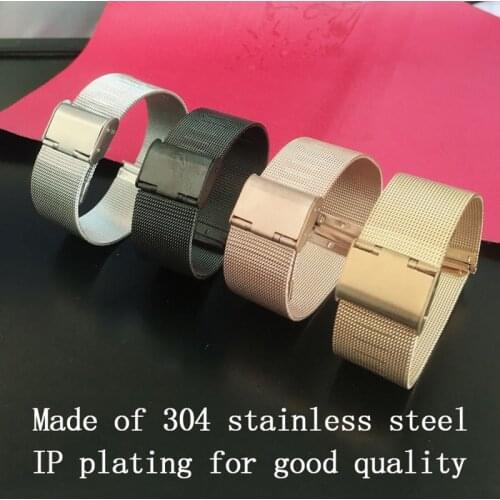 New S3 Frontier Classic 20mm 304 Stainless Steel Watch Band Milanese Loop Watch Strap Quick Release Pins for Samsung Gear