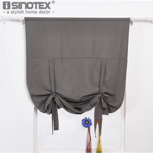 Polyester Roman Curtain Window Treatment Solid Colors Ribbon Decoration Living Rooom Bedroom Home Textile 4 Colors 5 Sizes 1 PCS