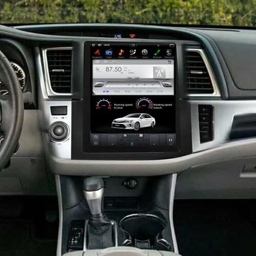 Tesla style Touch Screen 12.1 inch Car No DVD Player GPS Navigation For Toyota Highlander 2014-2018 multimedia Wifi Function