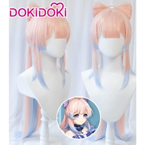 DokiDoki Game Genshin Impact Cosplay Halloween Kokomi Cosplay Wig Genshin Impact Kokomi Cosplay Long Hair